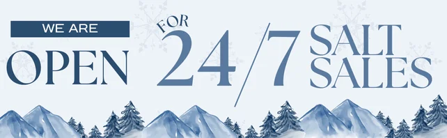 We are open for 24/7 salt sales!